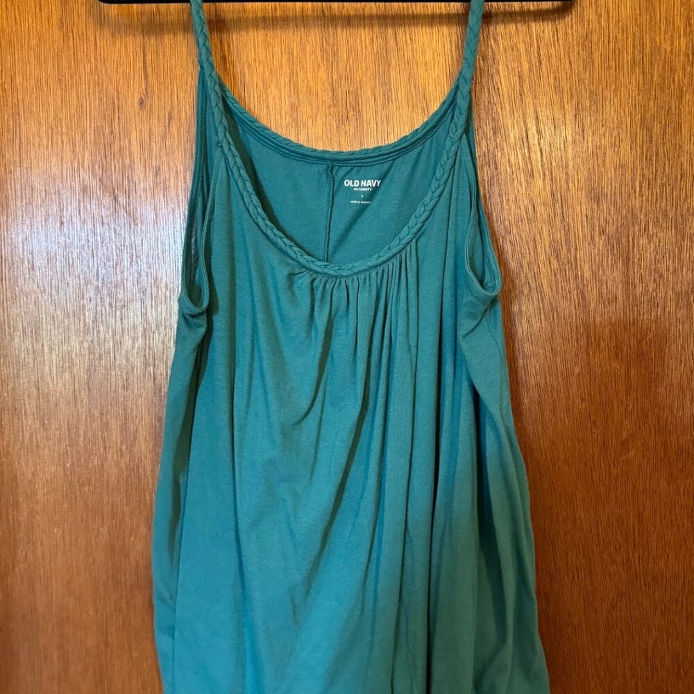 Teal Old Navy Maternity Tank